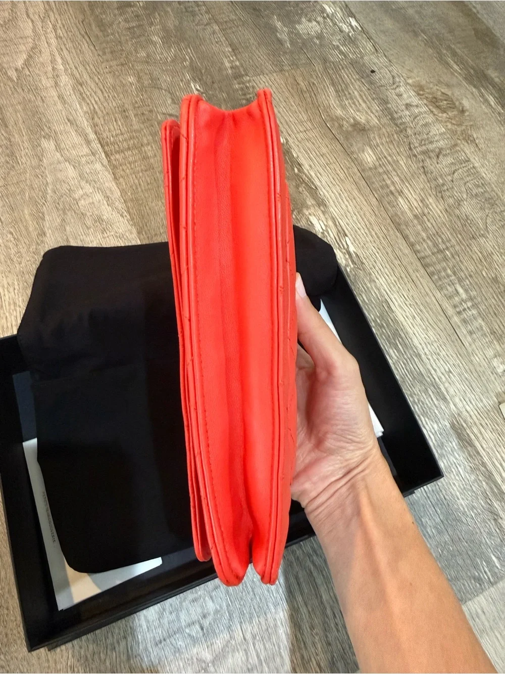 Authentic Chanel wallet on chain